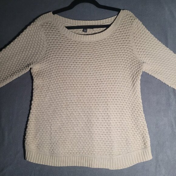 Fever Tan Knit Sweater Women's Small‎ 3/4 Sleeve NWOT - Picture 1 of 4